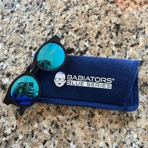 Kids New Babiators Blue Series The Agent polarized Sunglasses keyhole 3 m - 6 y